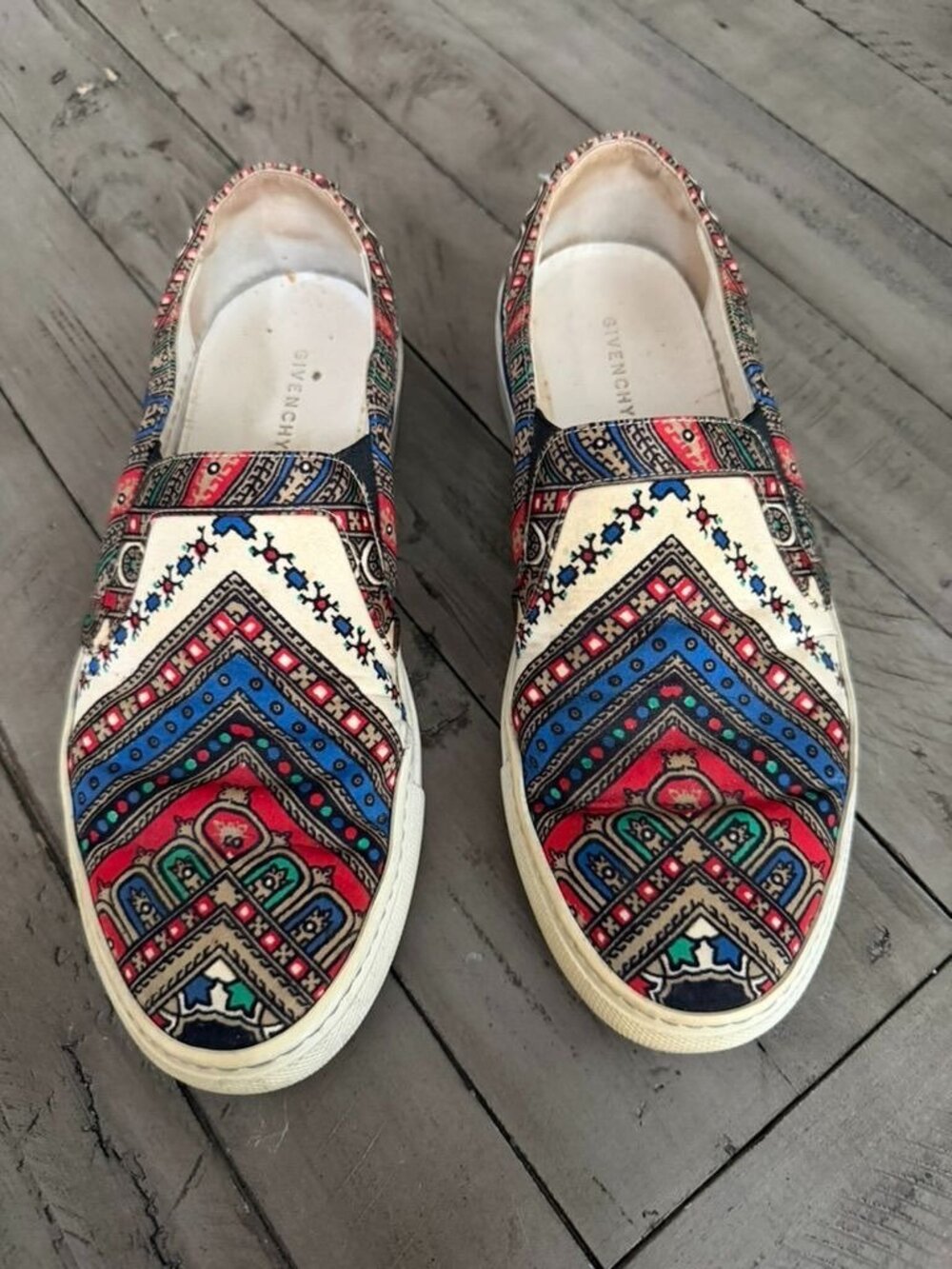 Givenchy Satin Printed Sneakers Size 36 6